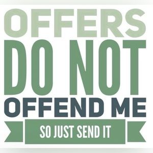 ✅ SEND OFFERS ✅ Mens and woman’s plus
Much more☘️bundle to save ! DEALS